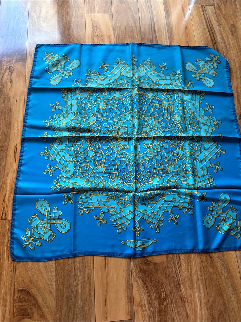 Hermes 100% silk scarf - new in box